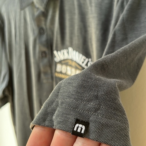 Travis Mathew Jack Daniel’s Men’s Pima Cotton Blend Golf Polo Shirt Size Medium - Picture 5 of 9